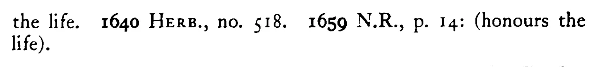 A fair DEATH honors the whole life - a scanned entry from Tilley's 1950 Dictionary of Proverbs. (continuation)