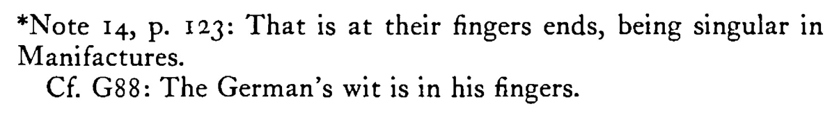DUTCHMEN (Hollanders) be wise (have their wits) in their hands - a scanned entry from Tilley's 1950 Dictionary of Proverbs. (continuation)