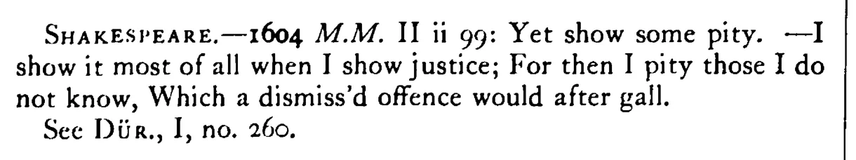 He that helps the EVIL hurts the good - a scanned entry from Tilley's 1950 Dictionary of Proverbs. (continuation)