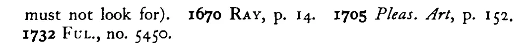 We must not look for a golden LIFE in an iron age (world) - a scanned entry from Tilley's 1950 Dictionary of Proverbs. (continuation)