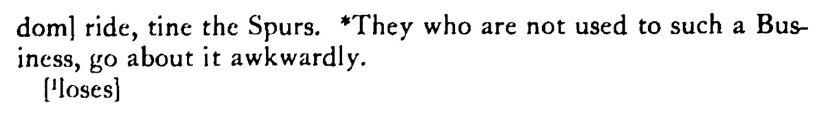 Seldom rides tines¹ the SPURS - a scanned entry from Tilley's 1950 Dictionary of Proverbs. (continuation)