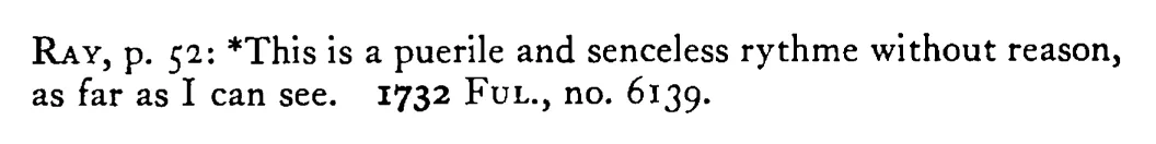 A cherry YEAR a merry year, a plum year a dumb year - a scanned entry from Tilley's 1950 Dictionary of Proverbs. (continuation)